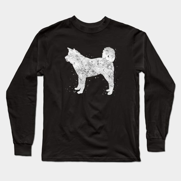 Akita dog Long Sleeve T-Shirt by Yahya Art